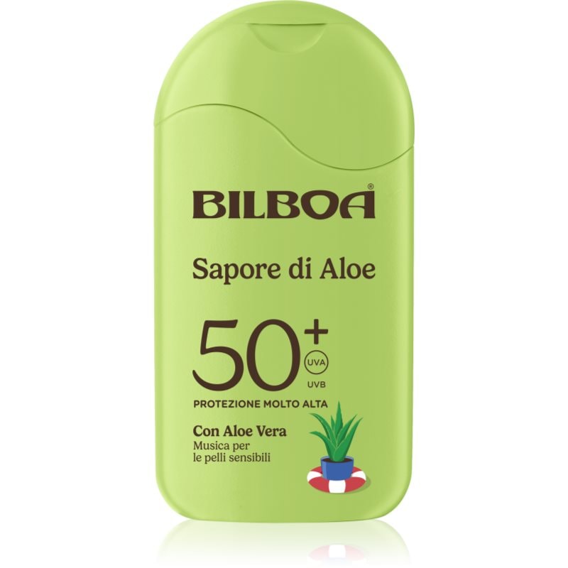 Bilboa Sapore di Aloe Latte крем за тен с алое вера SPF 50+ - Грижа за тяло - Сравни цени от 1 магазин с безплатна доставка