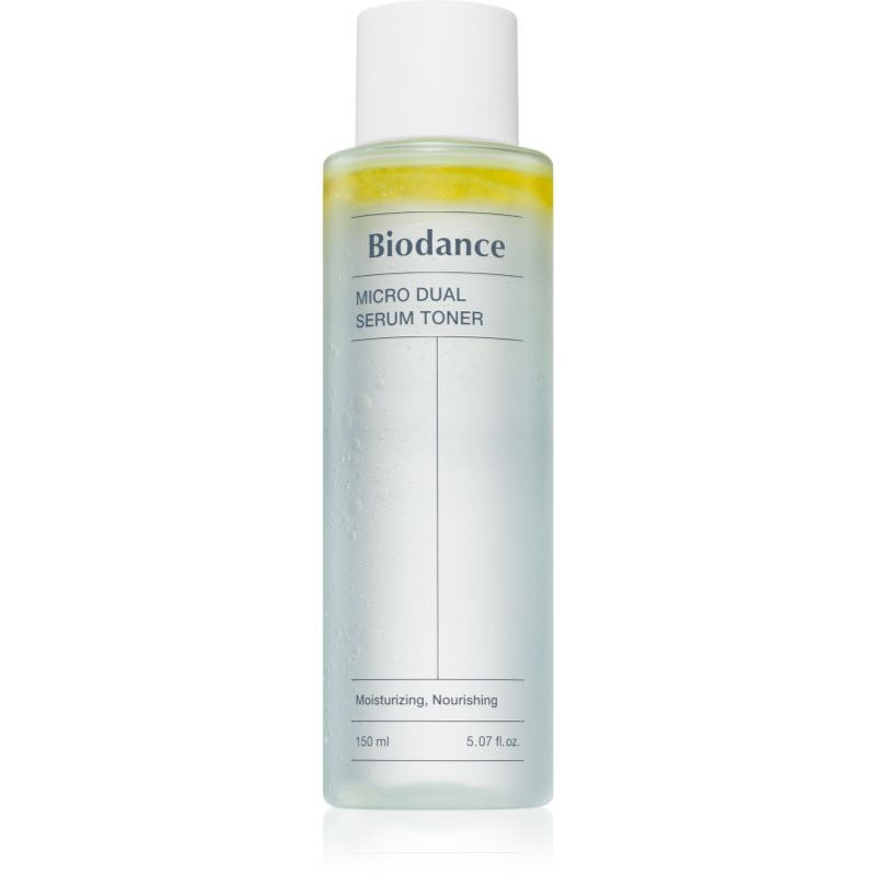 Biodance Micro Dual Serum Toner хидратиращ тоник за двуфазно третиране на кожата на лицето - Грижа за лице - Сравни цени от 1 магазин с безплатна доставка