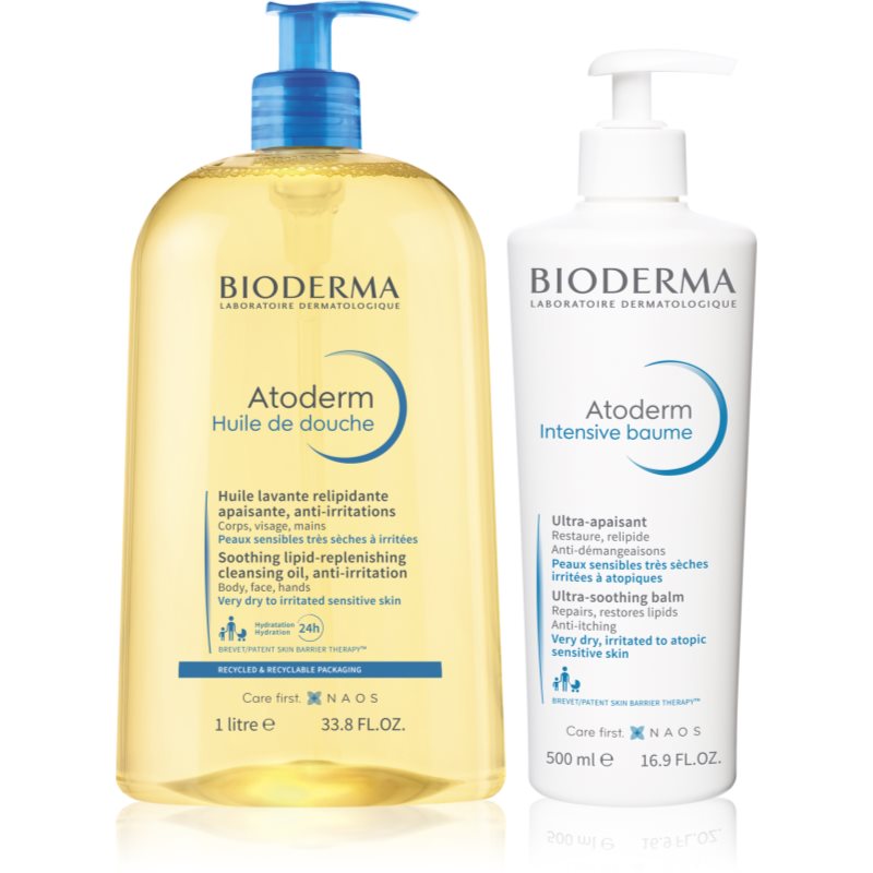 Bioderma Bioderma Atoderm Dry Skin комплект за чувствителна кожа - Унисекс парфюм - Сравни цени от 1 магазин с безплатна доставка