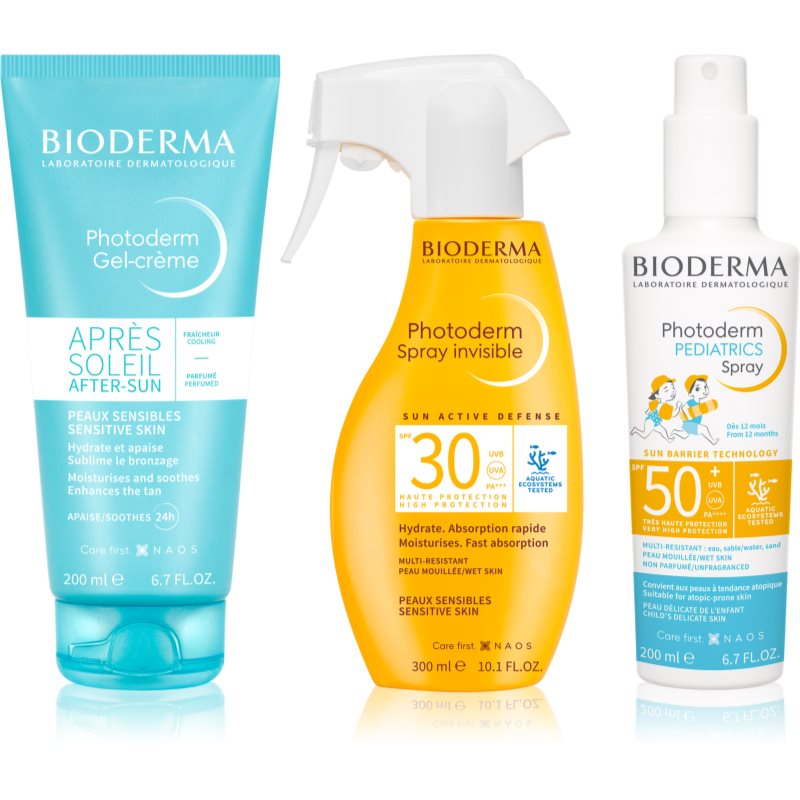 Bioderma Photoderm Family Summer Set комплект за тен - Комплект - Сравни цени от 1 магазин с безплатна доставка
