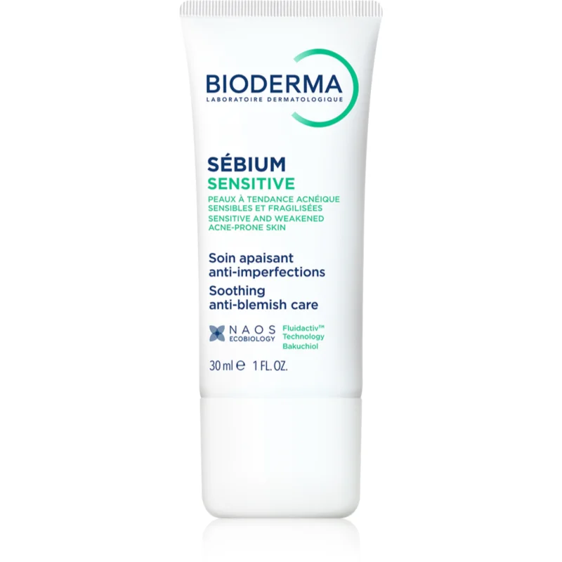 Bioderma Sébium Sensitive интензивен хидратиращ и успокояващ крем за кожа, която е суха и раздразнена от медикаментозно лечение на акне - Грижа за лице - Сравни цени от 1 магазин с безплатна доставка