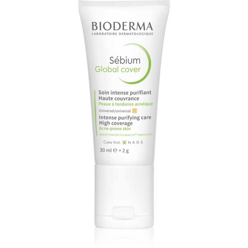 Bioderma Sébium Global Cover интензивна коригираща грижа за кожа, склонна към акне - Грижа за лице - Сравни цени от 1 магазин с безплатна доставка