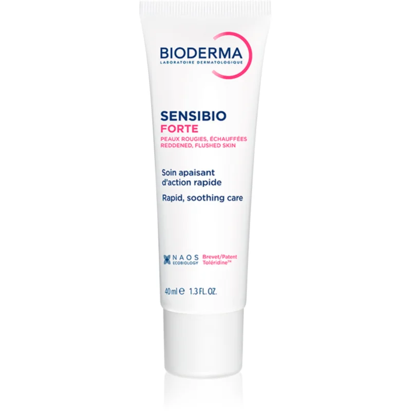 Bioderma Sensibio Forte хидратиращ и успокояващ крем за чувствителна кожа със склонност към почервеняване