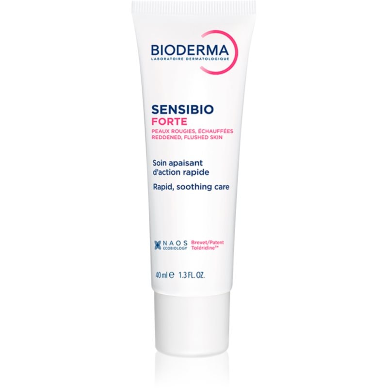 Bioderma Sensibio Forte хидратиращ и успокояващ крем за чувствителна кожа със склонност към почервеняване - Грижа за лице - Сравни цени от 1 магазин с безплатна доставка