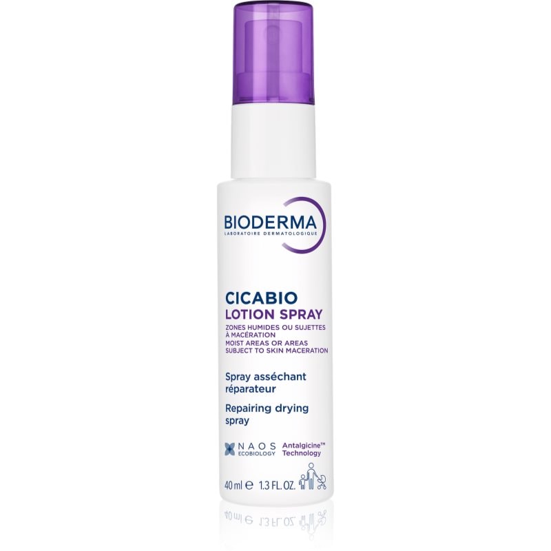 Bioderma Cicabio Lotion Spray изсушаващ и успокояващ спрей за раздразнена кожа - Грижа за лице - Сравни цени от 1 магазин с безплатна доставка