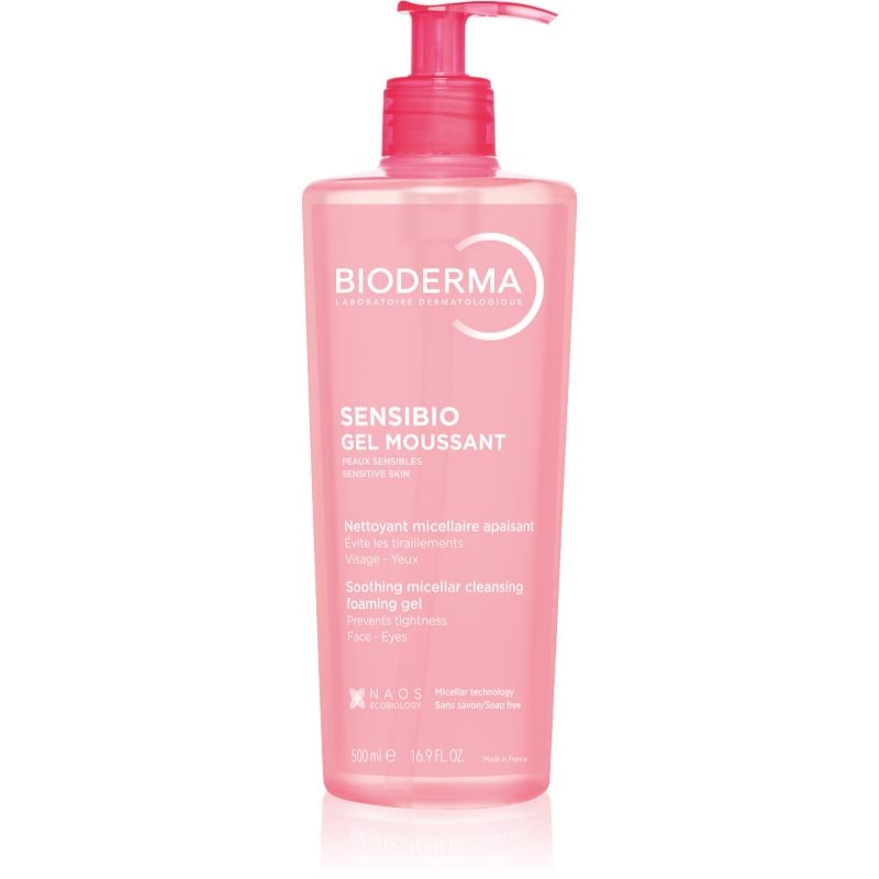Bioderma Sensibio Gel Moussant нежен успокояващ и почистващ гел - Грижа за лице - Сравни цени от 1 магазин с безплатна доставка