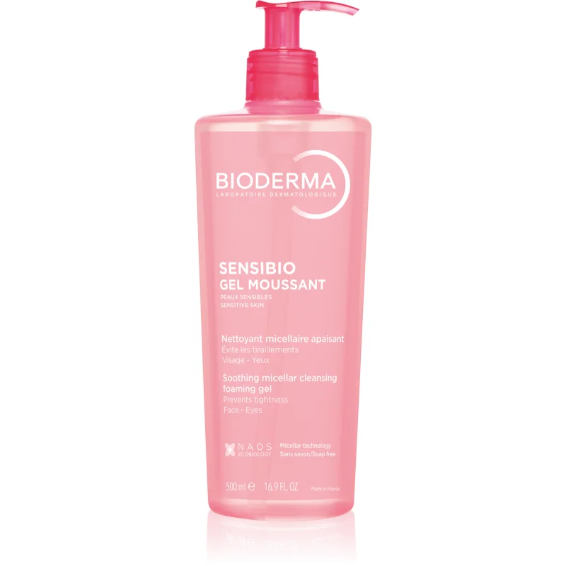 Bioderma Sensibio Gel Moussant нежен успокояващ и почистващ гел - Грижа за лице - Сравни цени от 1 магазин с безплатна доставка