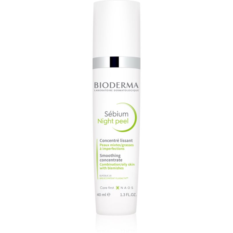 Bioderma Bioderma Sébium Night Peel изглаждащ ексфолиращ серум против несъвършенства на кожата - Унисекс парфюм 40мл - Сравни цени от 1 магазин с безплатна доставка