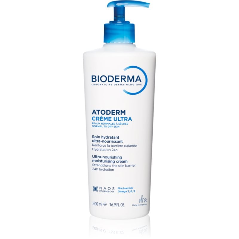 Bioderma Atoderm Créme Ultra подхранващ крем за тяло за нормална към суха чувствителна кожа без парфюм