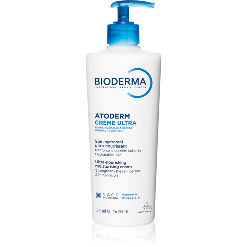 Bioderma Atoderm Créme Ultra подхранващ крем за тяло за нормална към суха чувствителна кожа без парфюм - Грижа за тяло - Сравни цени от 1 магазин с безплатна доставка