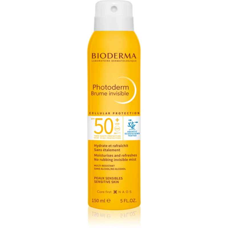 Bioderma Photoderm Brume Invisible мъгла за тен в спрей SPF 50+ - Грижа за тяло - Сравни цени от 1 магазин с безплатна доставка