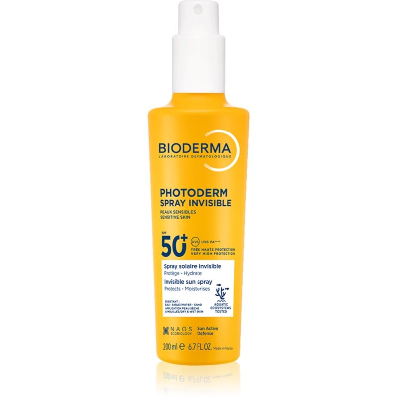 Bioderma Photoderm Invisible Spray SPF50+ слънцезащитен спрей SPF 50+ - Грижа за тяло - Сравни цени от 1 магазин с безплатна доставка