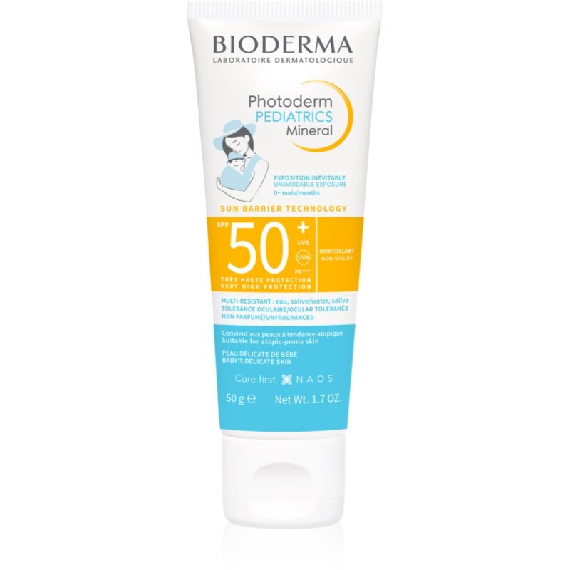 Bioderma Photoderm Pediatrics крем за тен за деца SPF 50+ - Грижа за тяло - Сравни цени от 1 магазин с безплатна доставка