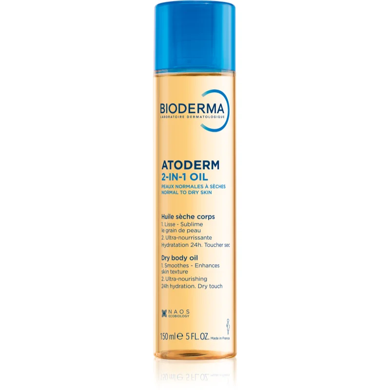 Bioderma Atoderm 2-in-1 Oil интензивно подхранващо масло за суха кожа - Грижа за тяло - Сравни цени от 1 магазин с безплатна доставка