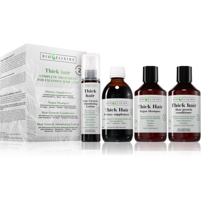 Bioélixire Thick Hair подаръчен комплект за жени - Комплект - Сравни цени от 1 магазин с безплатна доставка