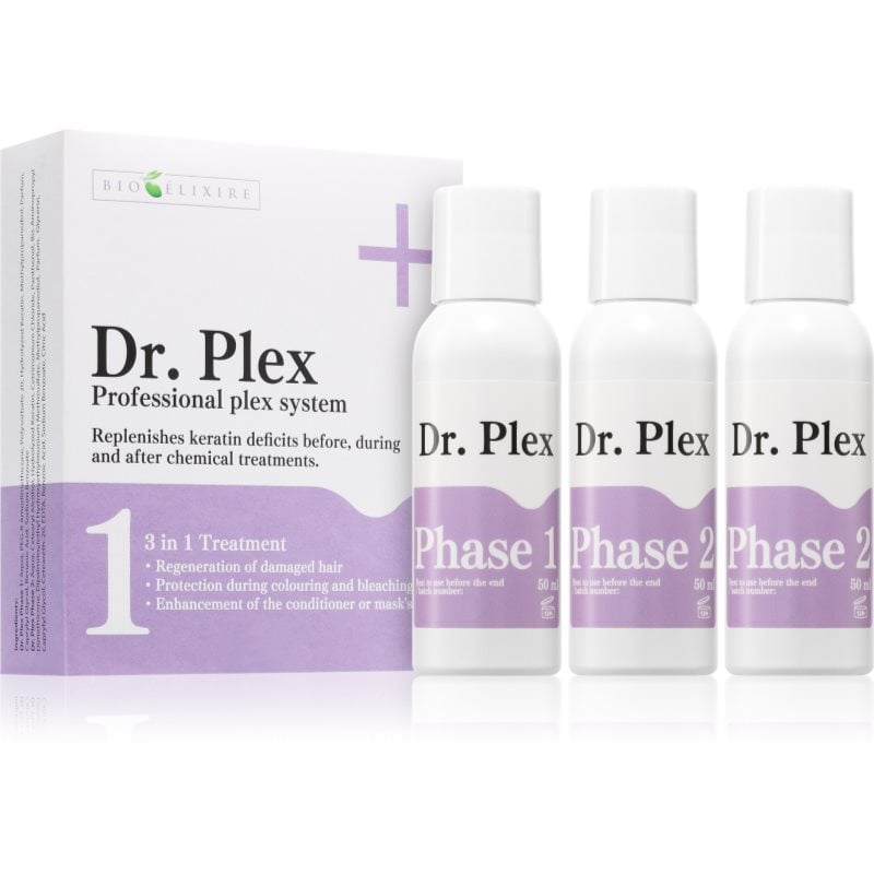 Bioélixire Dr. Plex обновяваща грижа за увредена коса 3x