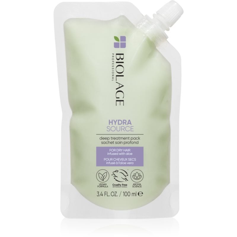 Biolage Essentials HydraSource дълкопочистваща маска за суха коса