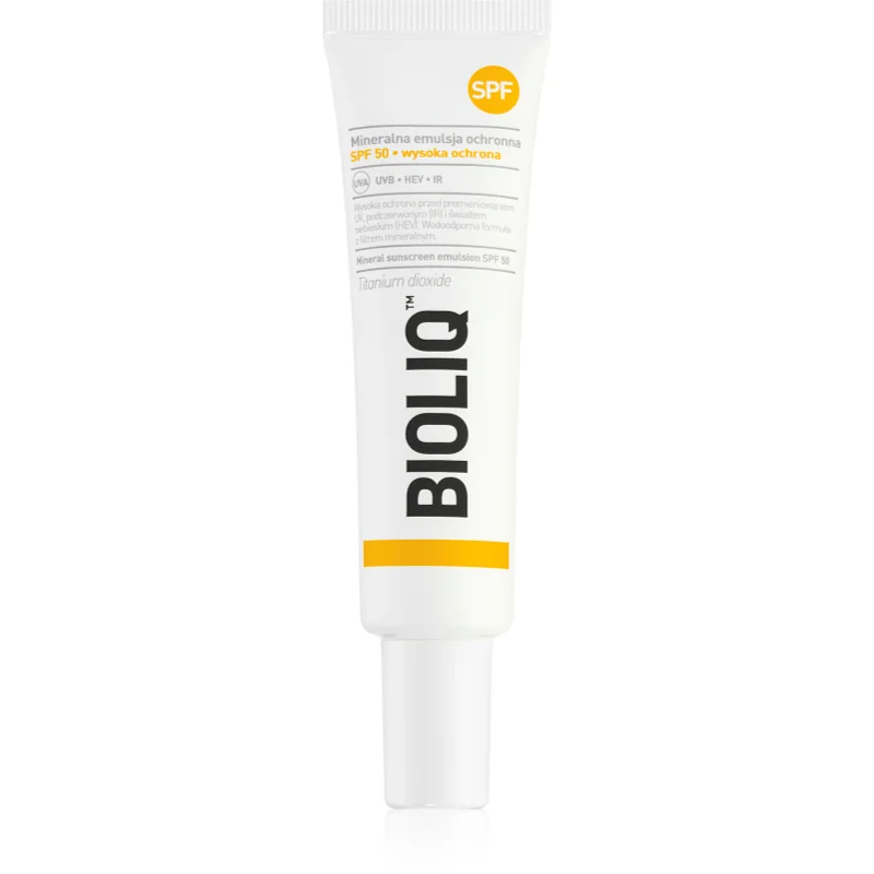Bioliq SPF минерален защитен флуид за лице SPF 50 - Грижа за тяло - Сравни цени от 1 магазин с безплатна доставка