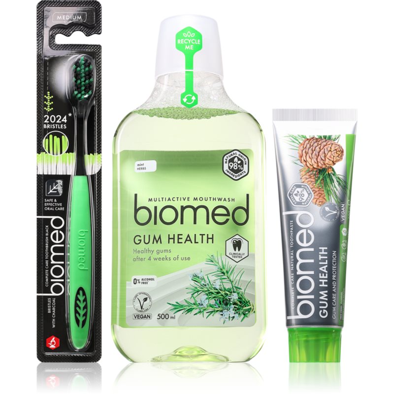 Biomed Biomed Gum Health Set Комплект за дентална грижа за чувствителни венци - Унисекс парфюм - Сравни цени от 1 магазин с безплатна доставка