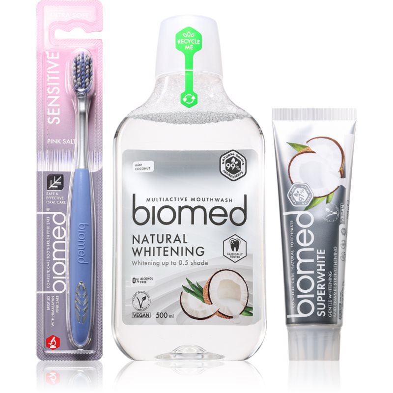 Biomed Superwhite Set комплект за избелване - Грижа за зъбите - Сравни цени от 1 магазин с безплатна доставка