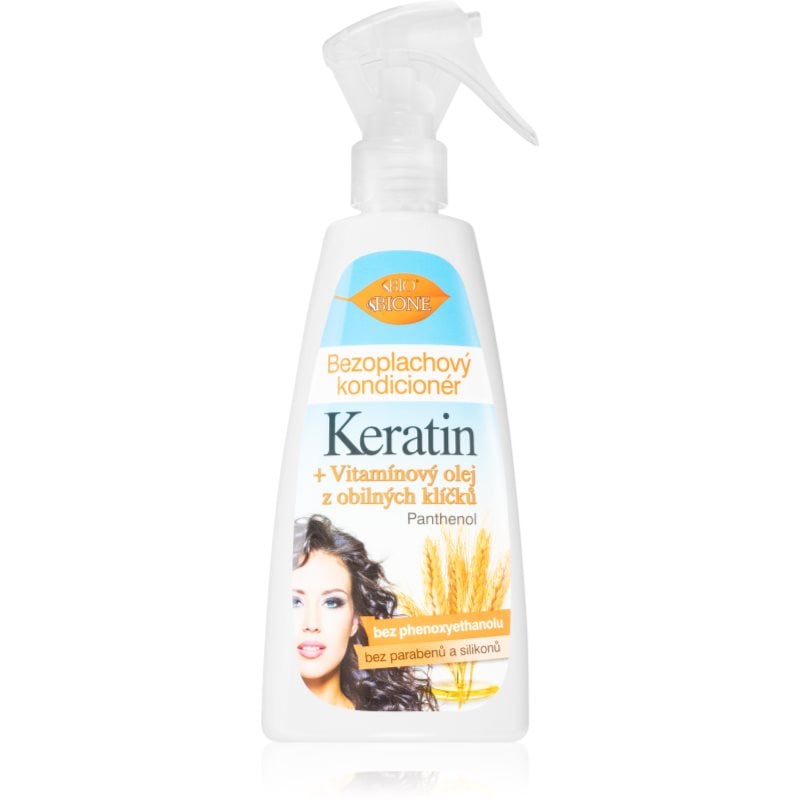 Bione Cosmetics Keratin + Grain балсам в спрей без отмиване