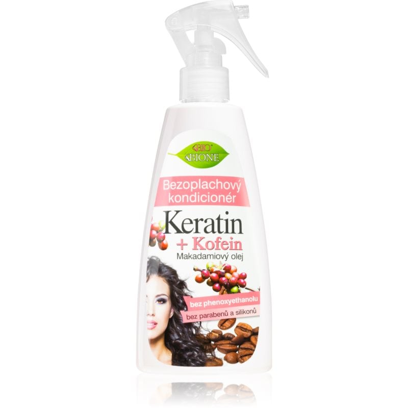 Bione Cosmetics Keratin + Kofein балсам без отмиване в спрей