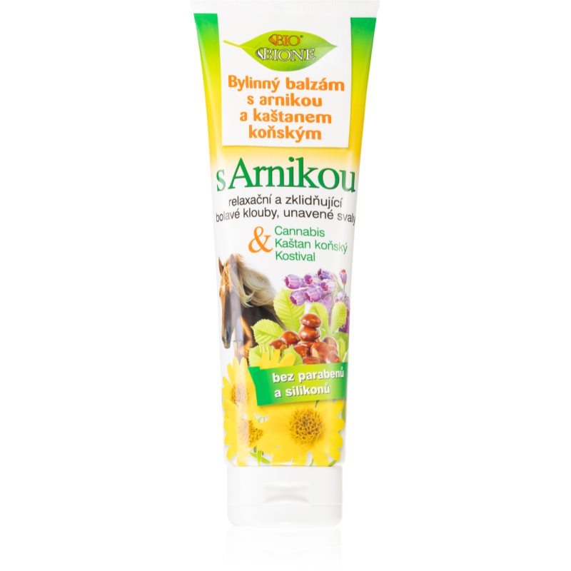 Bione Cosmetics Cannabis s Arnikou билков балсам с арника и конски кестен - Грижа за тяло - Сравни цени от 1 магазин с безплатна доставка