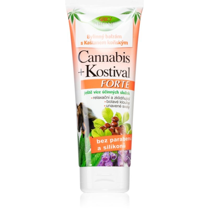 Bione Cosmetics Cannabis Kostival Forte билков флуид за мускули, стави и сухожилия