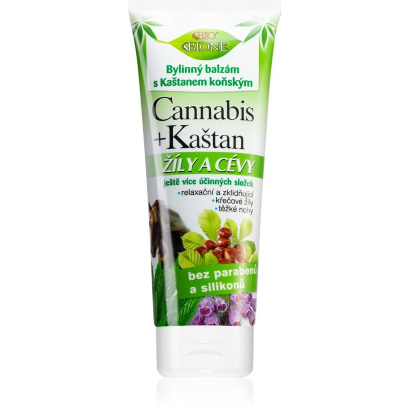 Bione Cosmetics Cannabis + Chestnut билков флуид за грижа за разширени вени - Грижа за тяло - Сравни цени от 1 магазин с безплатна доставка
