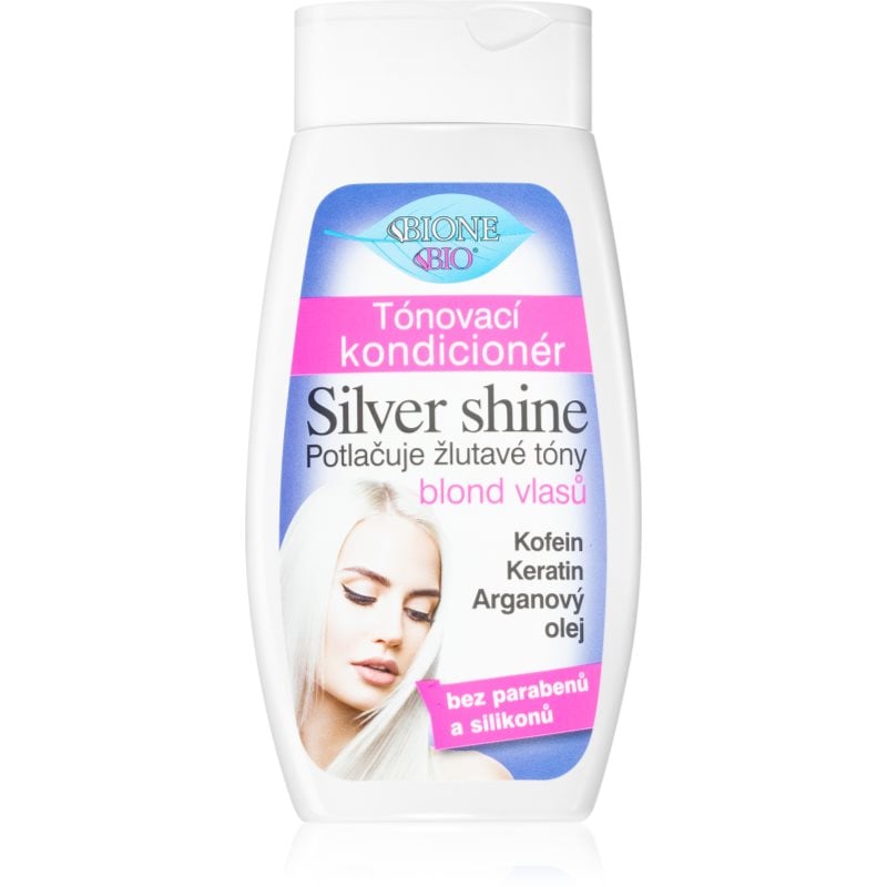 Bione Cosmetics Silver Shine хидратиращ балсам, неутрализиращ жълтеникавите оттенъци