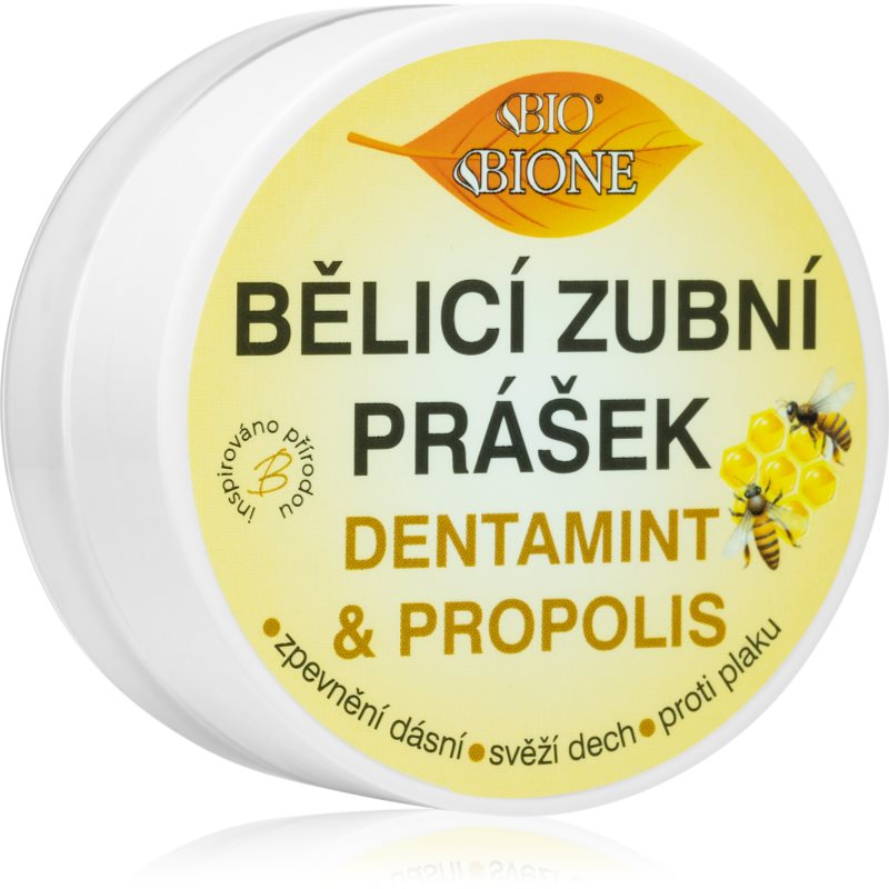 Bione Cosmetics Bione Cosmetics Dentamint Propolis избелваща пудра за зъби - Унисекс парфюм 40мл - Сравни цени от 1 магазин с безплатна доставка