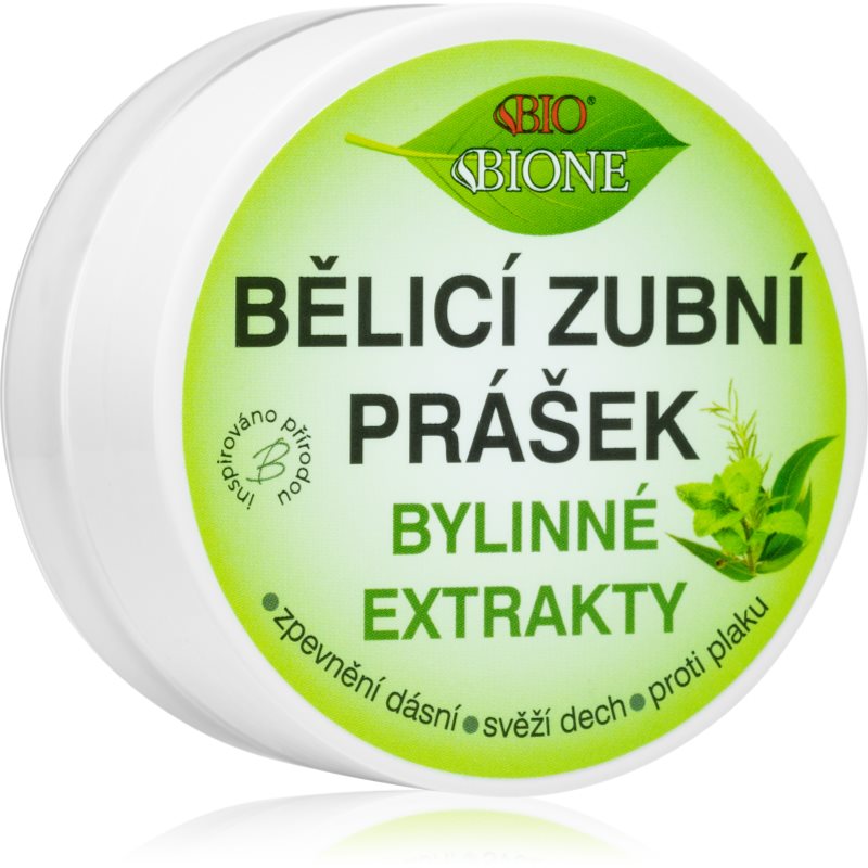 Bione Cosmetics Bione Cosmetics Dentamint Herbal Extracts избелваща пудра за зъби - Унисекс парфюм 40мл - Сравни цени от 1 магазин с безплатна доставка