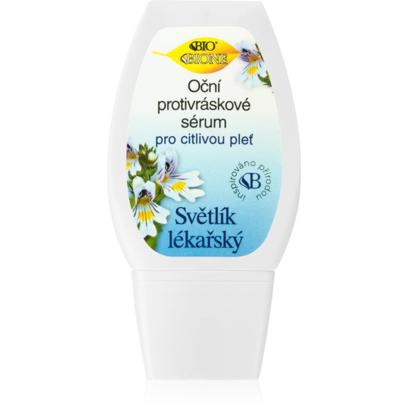 Bione Cosmetics Eyebright серум за околоочната зона против отоци и бръчки за чувствителна кожа на лицето