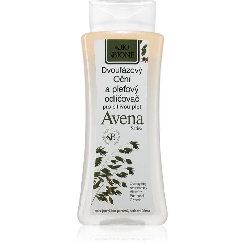 Bione Cosmetics Avena Sativa двуфазен лосион за грим за лице и очи