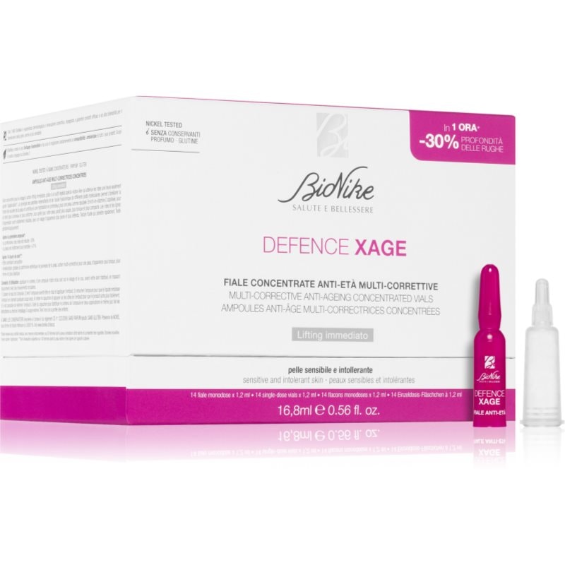 BioNike Defence Xage серум за лице в капсули против бръчки 14x1 - Грижа за лице - Сравни цени от 1 магазин с безплатна доставка