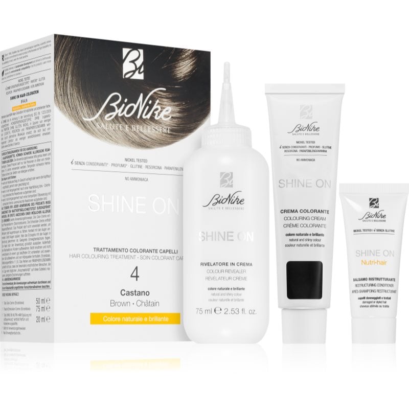 BioNike SHINE ON перманентната боя за коса