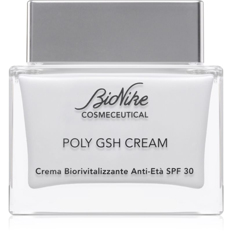 BioNike Cosmeceutical POLY GSH CREAM възстановяващ крем против стареене на кожата SPF 30 - Грижа за лице - Сравни цени от 1 магазин с безплатна доставка