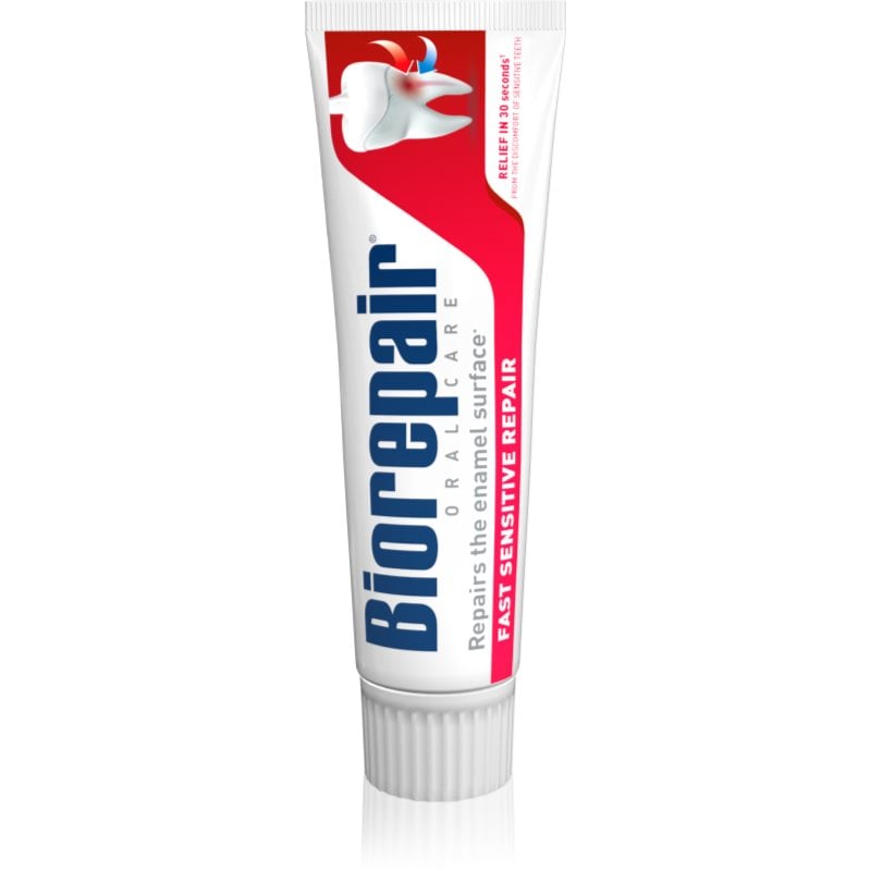 Biorepair Fast Sensitive Repair биоактивна паста за намаляване чувствителността на зъби и възстановяване на зъбни емайл