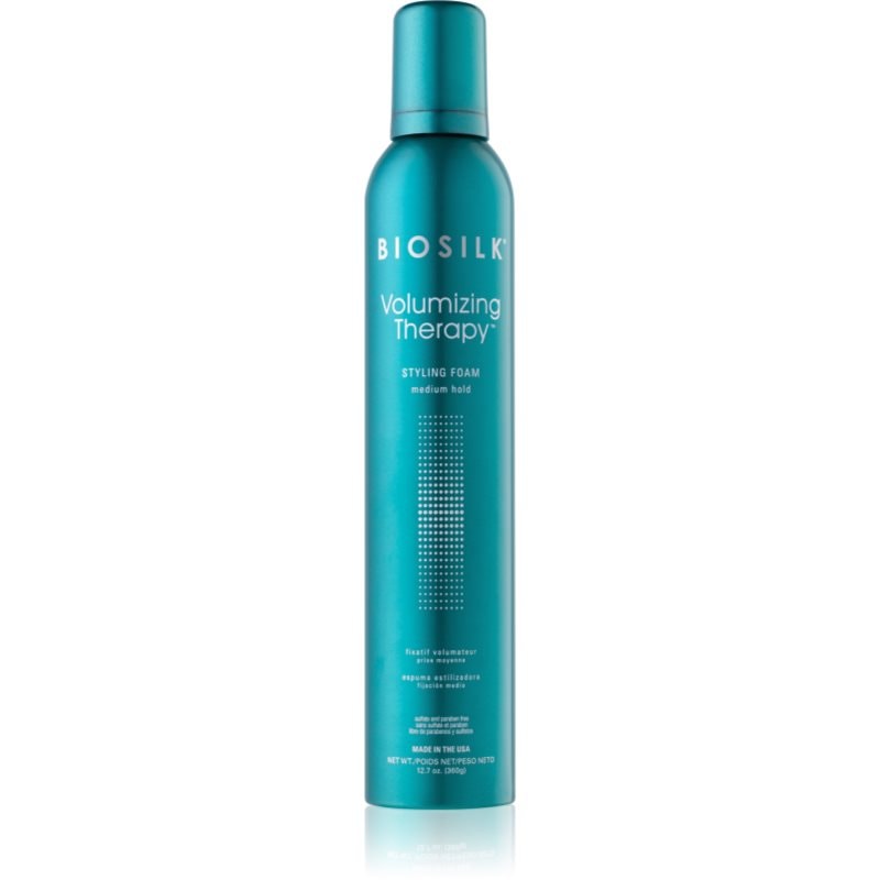 Biosilk Volumizing Therapy Styling Foam пяна за коса средна фиксация - Грижа за коса - Сравни цени от 1 магазин с безплатна доставка