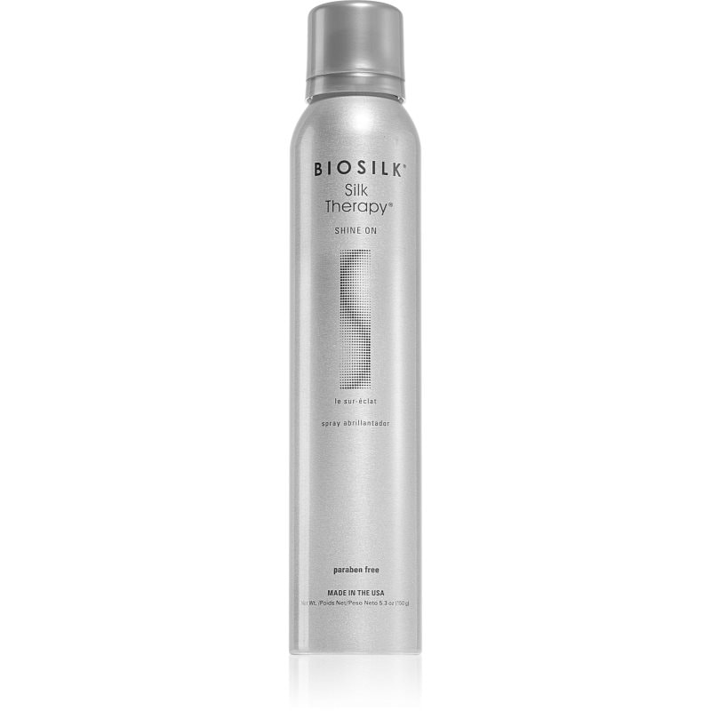 Biosilk Silk Therapy Shine On стилизиращ спрей за блясък и мекота на косата - Грижа за коса - Сравни цени от 2 магазина с безплатна доставка