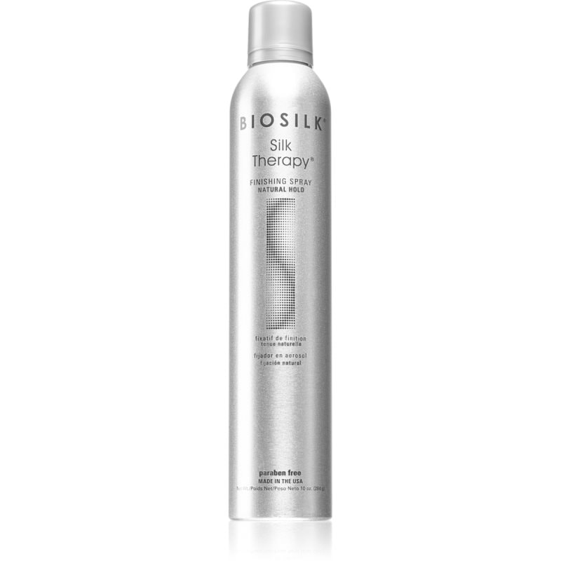 Biosilk Silk Therapy Finishing Spray лак за коса за гъвкава фиксация - Грижа за коса - Сравни цени от 1 магазин с безплатна доставка