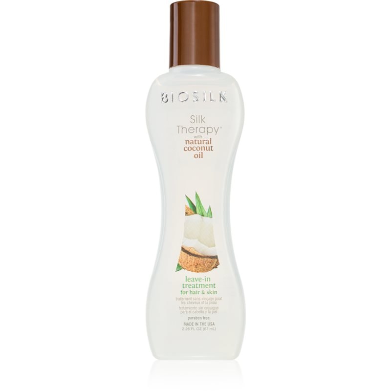 Biosilk Silk Therapy Natural Coconut Oil хидратираща грижа без отмиване за коса и тяло - Грижа за коса - Сравни цени от 1 магазин с безплатна доставка