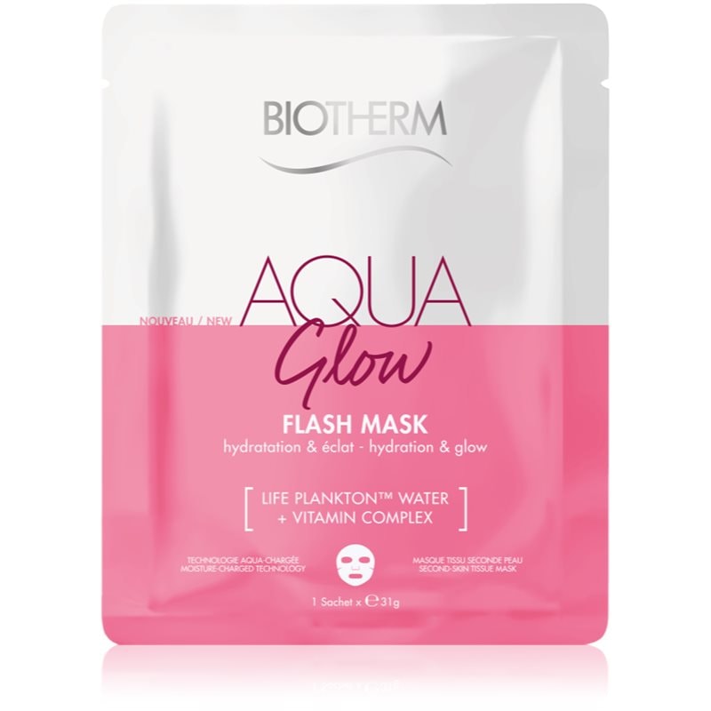 Biotherm Aqua Glow Flash Mask платнена маска - Грижа за лице - Сравни цени от 1 магазин с безплатна доставка