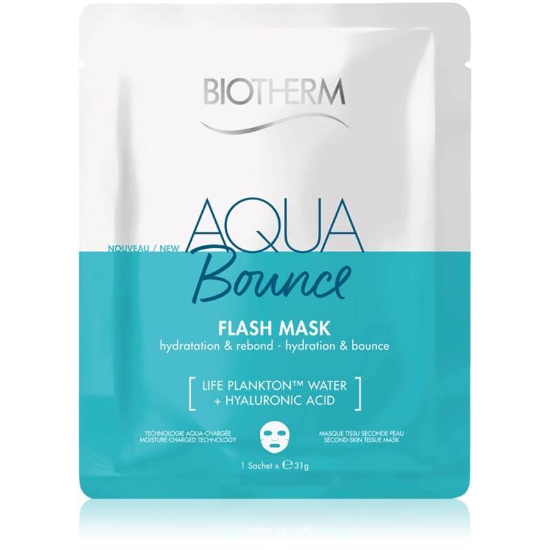 Biotherm Biotherm Aqua Bounce Flash Mask платнена маска - Унисекс парфюм 35мл - Сравни цени от 1 магазин с безплатна доставка
