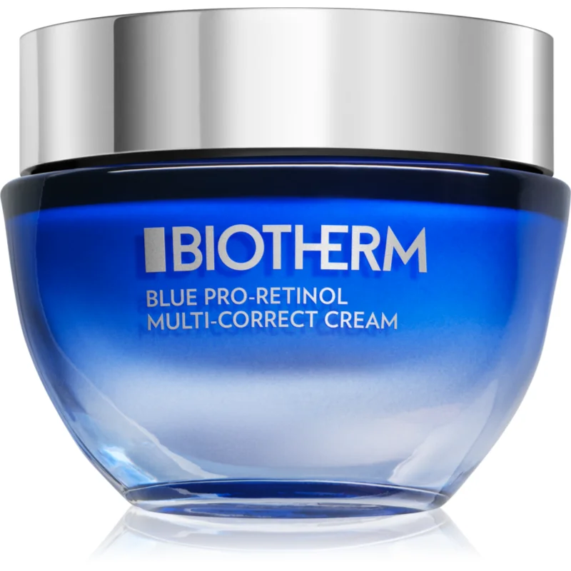 Biotherm Blue Pro-Retinol Multi Correct Cream мултикоригиращ крем против признаците на стареене с ретинол за жени - Грижа за лице - Сравни цени от 1 магазин с безплатна доставка