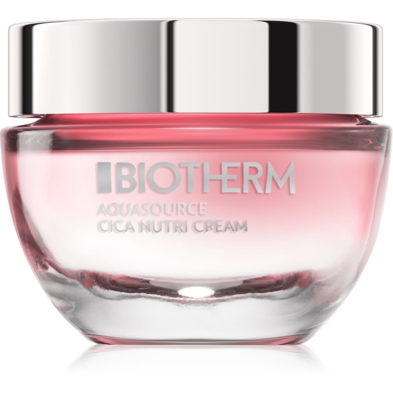 Biotherm Aquasource Cica Nutri Cream подхранващ хидратиращ крем за суха към изключително суха чувствителна кожа - Грижа за лице - Сравни цени от 1 магазин с безплатна доставка
