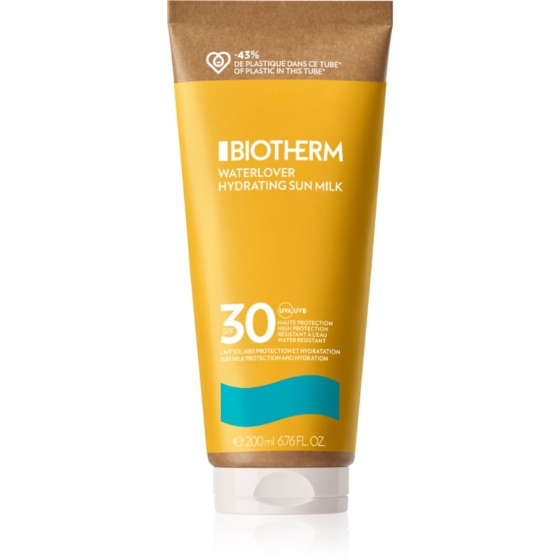 Biotherm Waterlover Sun Milk SPF 30 слънцезащитен крем SPF 30 - Грижа за тяло - Сравни цени от 1 магазин с безплатна доставка