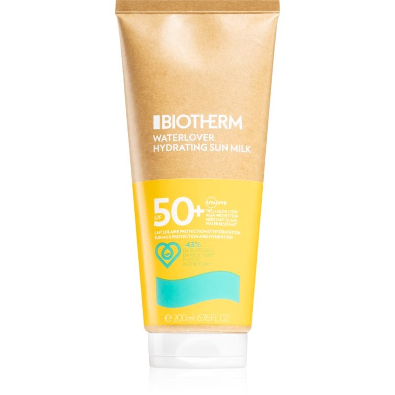 Biotherm Waterlover Hydrating Sun Milk SPF50+ мляко за загар SPF 50+