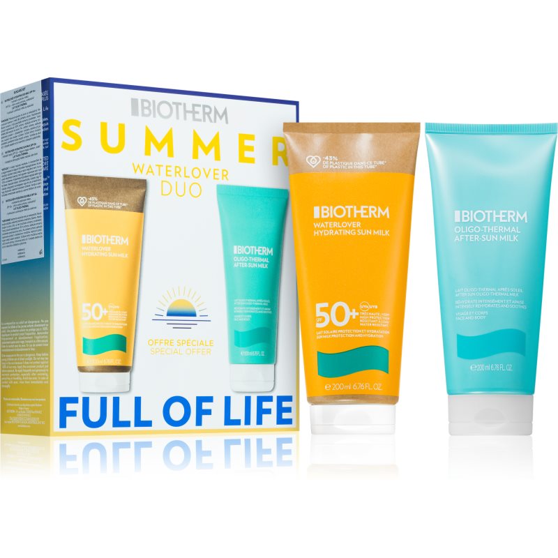 Biotherm Waterlover Sun Milk подаръчен комплект унисекс - Комплект - Сравни цени от 1 магазин с безплатна доставка