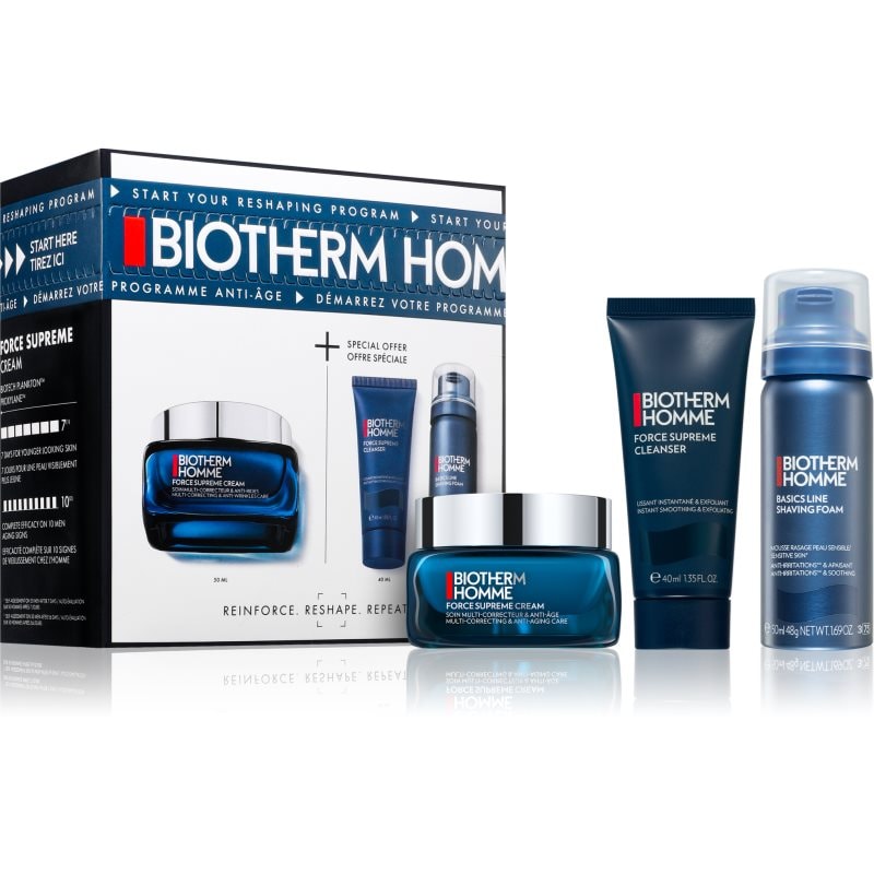 Biotherm Homme Force Supreme Cream подаръчен комплект за мъже - Комплект - Сравни цени от 1 магазин с безплатна доставка